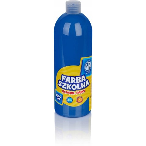 Farba szkolna Astra 1000 ml - ciemno niebieska 301217048 ASTRA Farba szkolna Astra 1000 ml - ciemno niebieska 301217048 ASTRA