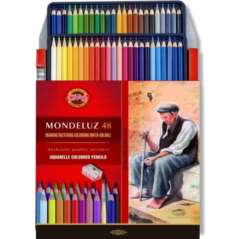 Kredki MONDELUZ 48kol + pędzelek+temperówka 3713048003KZ KOH-I-NOOR Kredki MONDELUZ 48kol + pędzelek+temperówka 3713048003KZ KOH-I-NOOR
