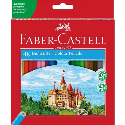 Kredki ZAMEK 48 kolorów opakowanie kartonowe 120148 FC FABER-CASTELL Kredki ZAMEK 48 kolorów opakowanie kartonowe 120148 FC FABER-CASTELL