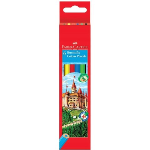 Kredki ZAMEK 6kol. op.kartonowe 120106 FABER-CASTELL Kredki ZAMEK 6kol. op.kartonowe 120106 FABER-CASTELL