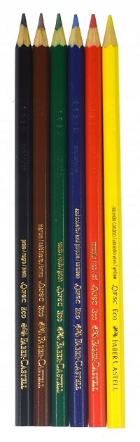 Kredki ZAMEK 6kol. op.kartonowe 120106 FABER-CASTELL Kredki ZAMEK 6kol. op.kartonowe 120106 FABER-CASTELL