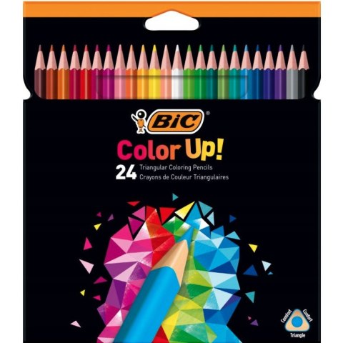 Kredki trójkątne COLOR UP (24kredki) 950528 BIC Kredki trójkątne COLOR UP (24kredki) 950528 BIC
