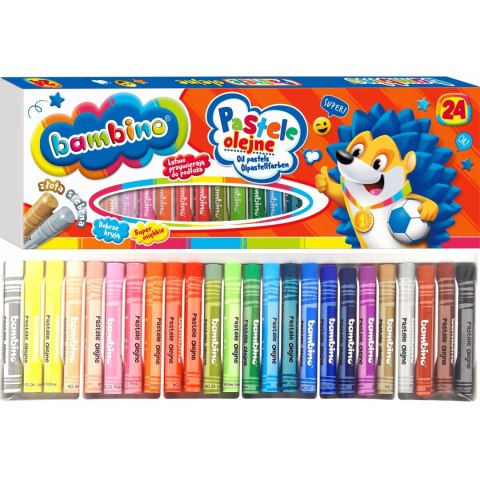 Pastele olejne BAMBINO 24 kolorów ST.MAJEWSKI Pastele olejne BAMBINO 24 kolorów ST.MAJEWSKI