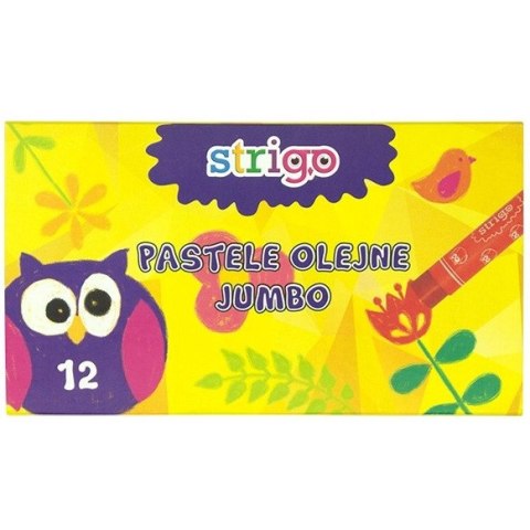 Pastele olejne JUMBO 12 kolorów STRIGO SSC029 Pastele olejne JUMBO 12 kolorów STRIGO SSC029