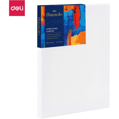 Podobrazie malarskie FINENOLO 18x24cm 280g/m2 100% bawełna EC279-2 DELI Podobrazie malarskie FINENOLO 18x24cm 280g/m2 100% bawełna EC279-2 DELI