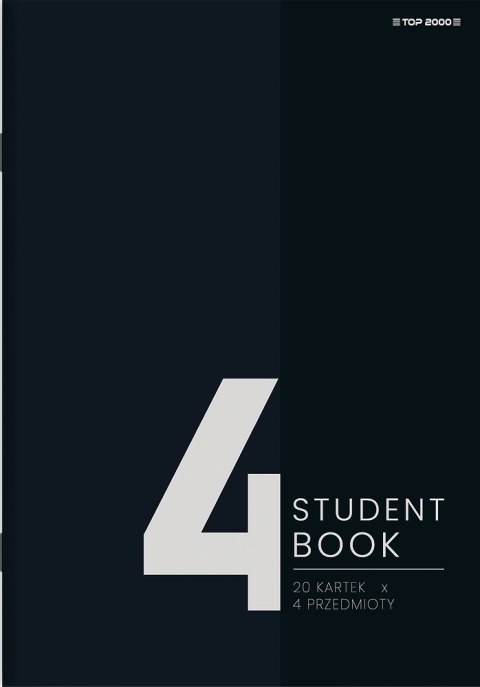 Zeszyt A4 80k kratka 4 przedmioty STUDENT BOOK 400183848 TOP 2000 Zeszyt A4 80k kratka 4 przedmioty STUDENT BOOK 400183848 TOP 2000