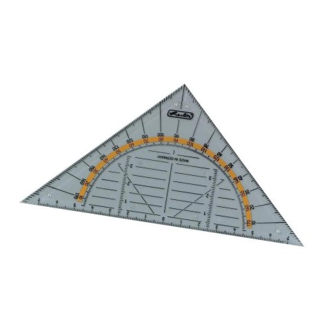 Ekierka plastikowa z kątomierzem 16cm 8700304 HERLITZ Ekierka plastikowa z kątomierzem 16cm 8700304 HERLITZ