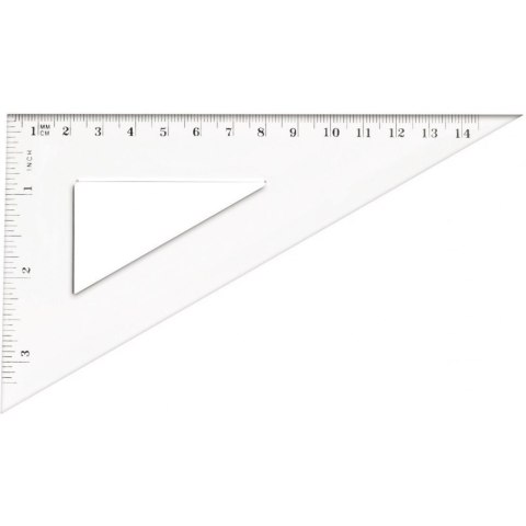 Ekierka prostokątna 14,5mm BL004-B TETIS Ekierka prostokątna 14,5mm BL004-B TETIS
