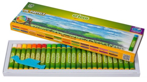Kredki CRICCO pastele olejowe 24kolory CR481K24 Kredki CRICCO pastele olejowe 24kolory CR481K24