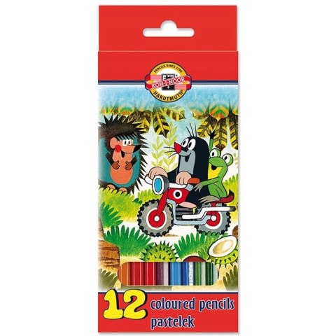 Kredki KRECIK 12 kolorów La Paloma 3652 KOH-I-NOOR Kredki KRECIK 12 kolorów La Paloma 3652 KOH-I-NOOR