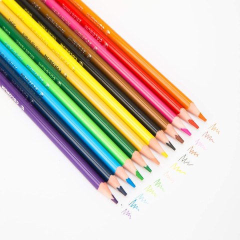 Kredki ołówkowe bezdrzewne COLORUN 12 kolorów EC00100 DELI Kredki ołówkowe bezdrzewne COLORUN 12 kolorów EC00100 DELI