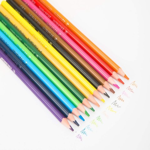 Kredki ołówkowe bezdrzewne COLORUN 24 kolorów EC00120 DELI Kredki ołówkowe bezdrzewne COLORUN 24 kolorów EC00120 DELI