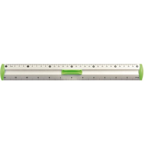 Linijka aluminiowa 30cm uchwyt zielony BL040-ZC TETIS Linijka aluminiowa 30cm uchwyt zielony BL040-ZC TETIS