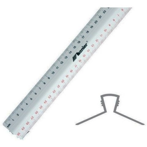 Linijka aluminiowa 50cm z uchwytem 30162 LENIAR Linijka aluminiowa 50cm z uchwytem 30162 LENIAR