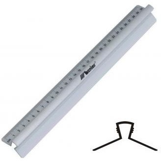 Linijka aluminiowa 50cm z uchwytem 30319 LENIAR Linijka aluminiowa 50cm z uchwytem 30319 LENIAR