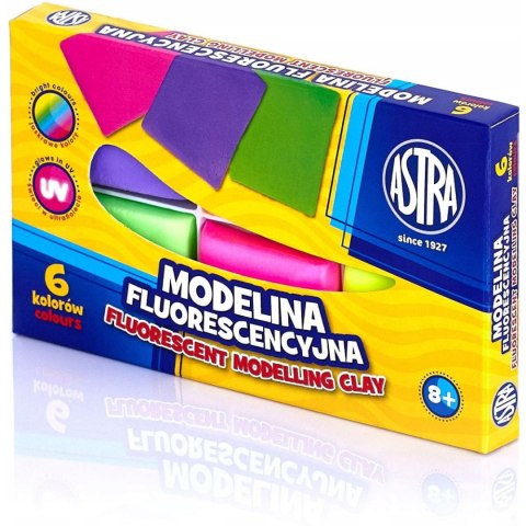 Modelina fluorescencyjna 6 kolorów 83911902 ASTRA Modelina fluorescencyjna 6 kolorów 83911902 ASTRA