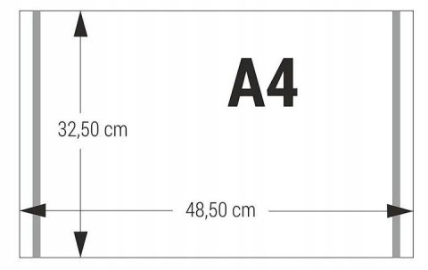 Okładka samoprzylepna A4 duża (25szt.) OZ-54 BIURFOL Okładka samoprzylepna A4 duża (25szt.) OZ-54 BIURFOL