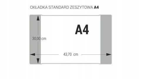 Okładka standard zeszytowa A4 - 300 (25szt.) OZK-02 BIURFOL Okładka standard zeszytowa A4 - 300 (25szt.) OZK-02 BIURFOL