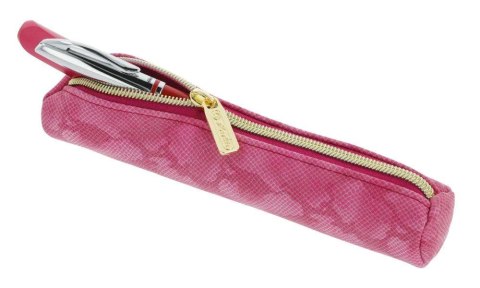 Piórnik kosmetyczka okrągła Snake różowy 50046614 HERLITZ Piórnik kosmetyczka okrągła Snake różowy 50046614 HERLITZ