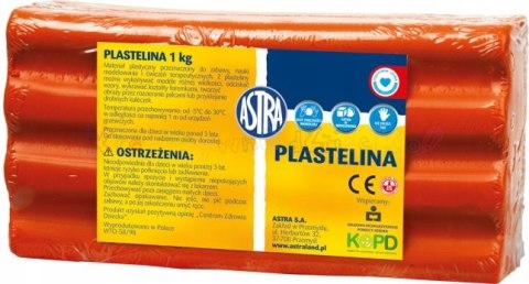 Plastelina Astra 1 kg czerwona 303111006 ASTRA Plastelina Astra 1 kg czerwona 303111006 ASTRA