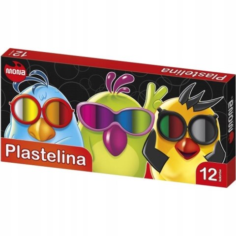 Plastelina MONA 12 kolorów 0043 ST.MAJEWSKI Plastelina MONA 12 kolorów 0043 ST.MAJEWSKI