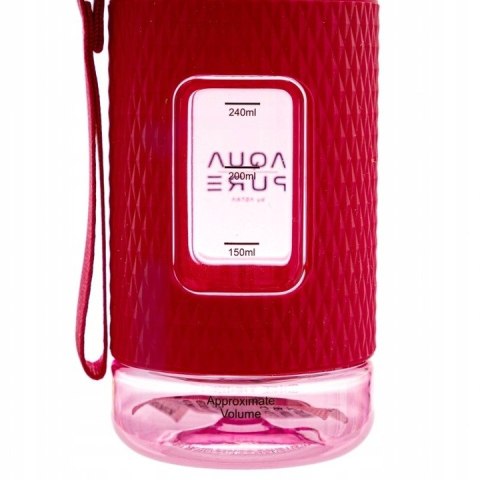 Bidon AQUA PURE neon pink 400ml 511023007 ASTRA Bidon AQUA PURE neon pink 400ml 511023007 ASTRA