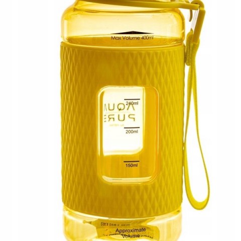 Bidon AQUA PURE neon yellow 400ml 511023009 ASTRA Bidon AQUA PURE neon yellow 400ml 511023009 ASTRA