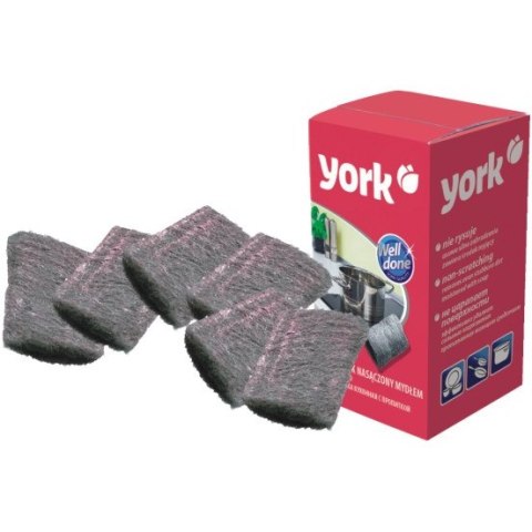 Czyścik nasączony mydłem (6szt) 005010 YORK Czyścik nasączony mydłem (6szt) 005010 YORK