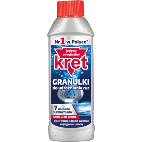 Granulki do udrażniania rur KRET 280g z aktywnym aluminium Granulki do udrażniania rur KRET 280g z aktywnym aluminium