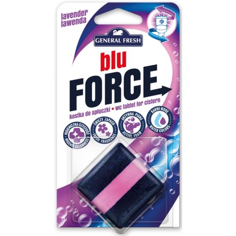 Kostka do WC BLU FORCE do spłuczki 50g lawenda GENERAL FRESH Kostka do WC BLU FORCE do spłuczki 50g lawenda GENERAL FRESH