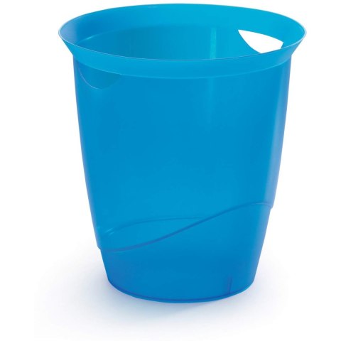 Kosz na śmieci 16l niebieski przezroczysty DURABLE 1701710540 Kosz na śmieci 16l niebieski przezroczysty DURABLE 1701710540