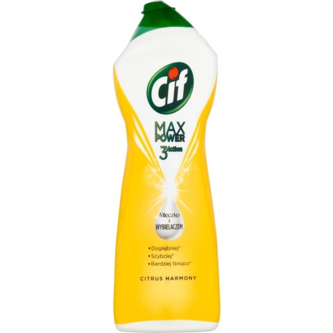 Mleczko CIF czyszczące 1001g Max Power Citrus Harmony Mleczko CIF czyszczące 1001g Max Power Citrus Harmony