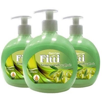 Mydło w płynie z dozownikiem FITTI 500ml oliwka *7539 Mydło w płynie z dozownikiem FITTI 500ml oliwka *7539