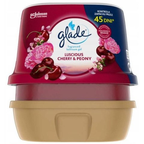 Odświeżacz GLADE żel 180g Wiśnia & Piwonia, Cherry & Peony Odświeżacz GLADE żel 180g Wiśnia & Piwonia, Cherry & Peony