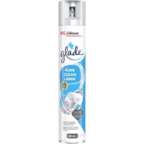 Odświeżacz w sprayu GLADE Professional 500 ml Czysta świeżość Odświeżacz w sprayu GLADE Professional 500 ml Czysta świeżość