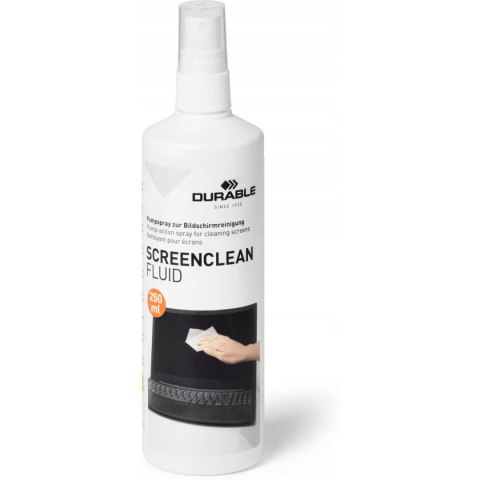 Płyn do czyszczenia ekranów 250ml (578219) DURABLE SCREENCLEAN Płyn do czyszczenia ekranów 250ml (578219) DURABLE SCREENCLEAN
