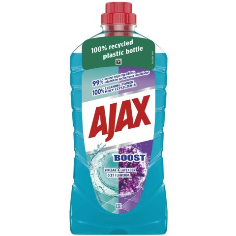 Płyn do mycia podłóg AJAX BOOST SODA 1l Lawenda *90221 Płyn do mycia podłóg AJAX BOOST SODA 1l Lawenda *90221