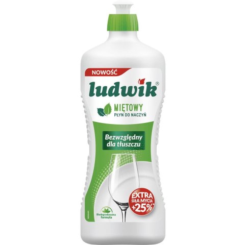 Płyn do naczyń LUDWIK 450g miętowy Płyn do naczyń LUDWIK 450g miętowy