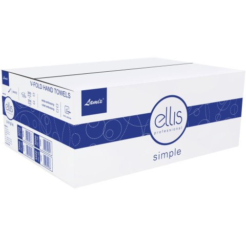 Ręcznik ZZ V-FOLD biały 21x22cm wzór (20x150 listków) 2837 ELLIS PROFESSIONAL SIMPLE Ręcznik ZZ V-FOLD biały 21x22cm wzór (20x150 listków) 2837 ELLIS PROFESSIONAL SIMPLE