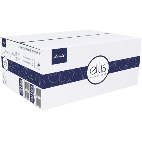 Ręcznik biały ZZ V-FOLD ELLIS PROFFESIONAL 3000skł.2w 21x24cm celuloza SOFT 2585 Ręcznik biały ZZ V-FOLD ELLIS PROFFESIONAL 3000skł.2w 21x24cm celuloza SOFT 2585