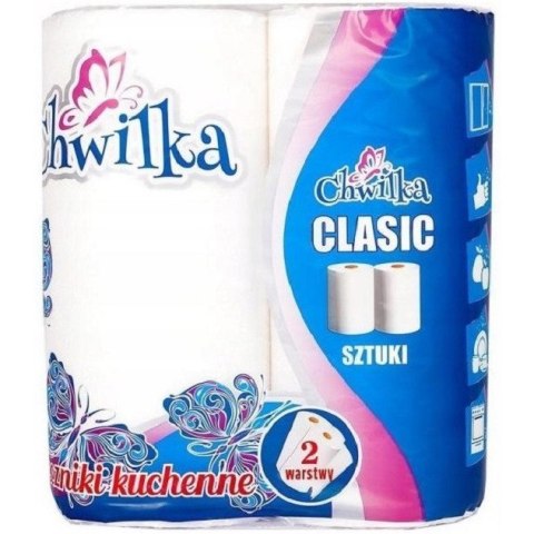 Ręcznik kuchenny (2 sztuki) CHWILKA Clasic 22,5x20cm 10m 2 warstwy Ręcznik kuchenny (2 sztuki) CHWILKA Clasic 22,5x20cm 10m 2 warstwy