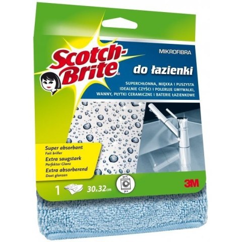 Ścierka z mikrofibry SCOTCH-BRITE do łazienki 27294912 3M Ścierka z mikrofibry SCOTCH-BRITE do łazienki 27294912 3M