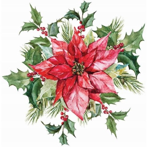 Serwetki świąteczne AHA 33x33cm BN-131 Serwetki świąteczne AHA 33x33cm BN-131