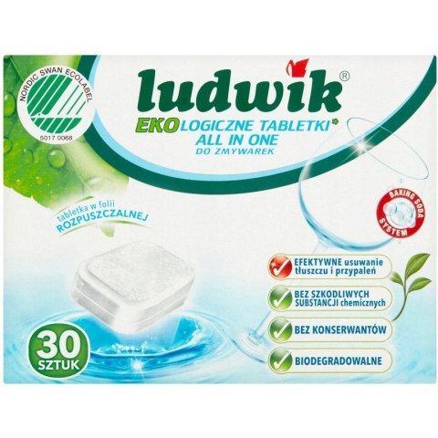 Tabletki do zmywarki LUDWIK(30 tabletek) EKO All In One 231652 Tabletki do zmywarki LUDWIK(30 tabletek) EKO All In One 231652