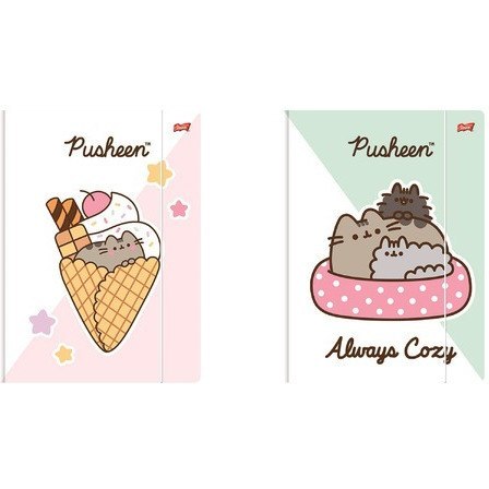 Teczka z gumką A4 300g. PUSHEEN mkmo St.Majewski Teczka z gumką A4 300g. PUSHEEN mkmo St.Majewski