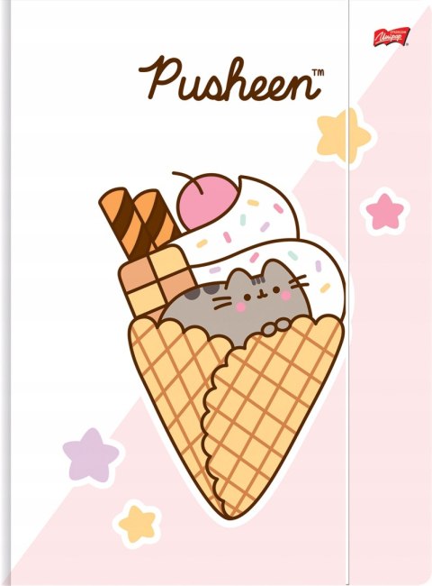 Teczka z gumką A4 300g. PUSHEEN mkmo St.Majewski Teczka z gumką A4 300g. PUSHEEN mkmo St.Majewski