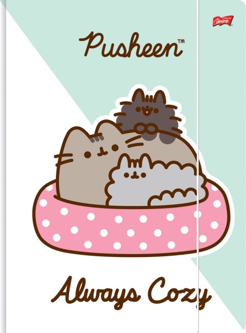 Teczka z gumką A4 300g. PUSHEEN mkmo St.Majewski Teczka z gumką A4 300g. PUSHEEN mkmo St.Majewski
