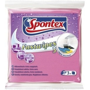 Uniwersalna ściereczka z grubej włókniny (3 sztuki) SPONTEX FAST WIPES Uniwersalna ściereczka z grubej włókniny (3 sztuki) SPONTEX FAST WIPES