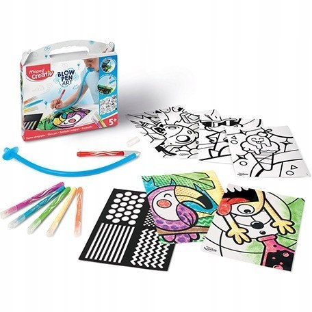 Zestaw flamastry dmuchane Blowpen POP`ART 846715 CREATIV MAPED Zestaw flamastry dmuchane Blowpen POP`ART 846715 CREATIV MAPED