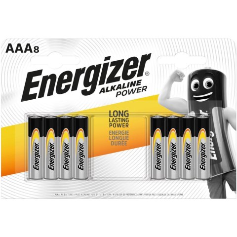 Bateria ENERGIZER Alkaline Power AAA/LR03 alkaliczna (8szt) Bateria ENERGIZER Alkaline Power AAA/LR03 alkaliczna (8szt)